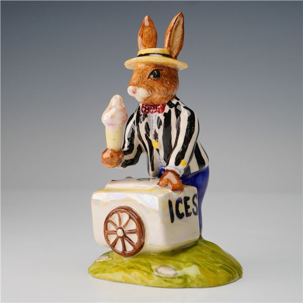 Royal Doulton Prototype Colorway Bunnykins, Ice Cream
