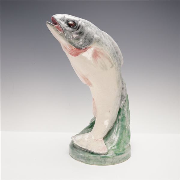 Rare Royal Doulton Colorway Figurine, Leaping Salmon