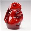 Image 1 : Rare Unrecorded Royal Doulton Flambe Lop-Eared Rabbit with Hinged Head