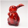 Image 2 : Rare Unrecorded Royal Doulton Flambe Lop-Eared Rabbit with Hinged Head