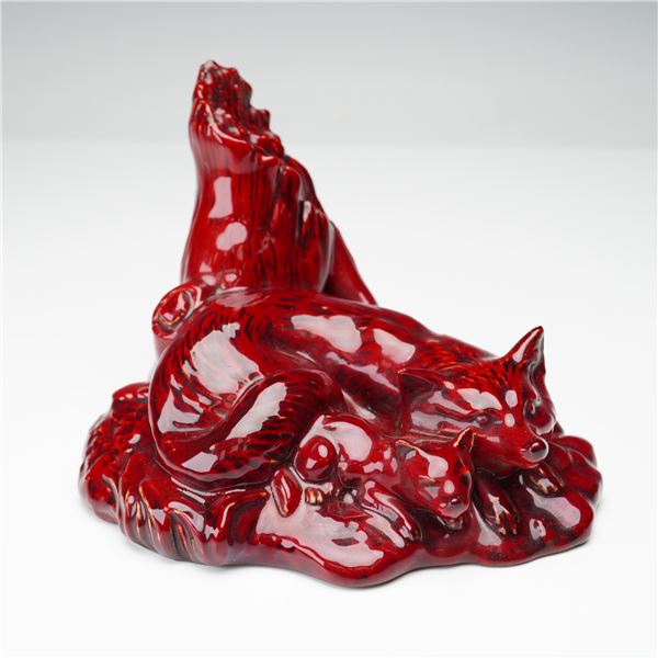 Royal Doulton Flambe Colorway Figurine, Fox DA10