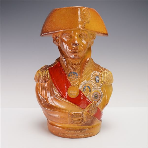Doulton Lambeth Stoneware Jug, Vice Admiral Lord Nelson