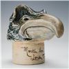Image 5 : Martin Brothers Stoneware Grotesque Wally Bird Tobacco Jar