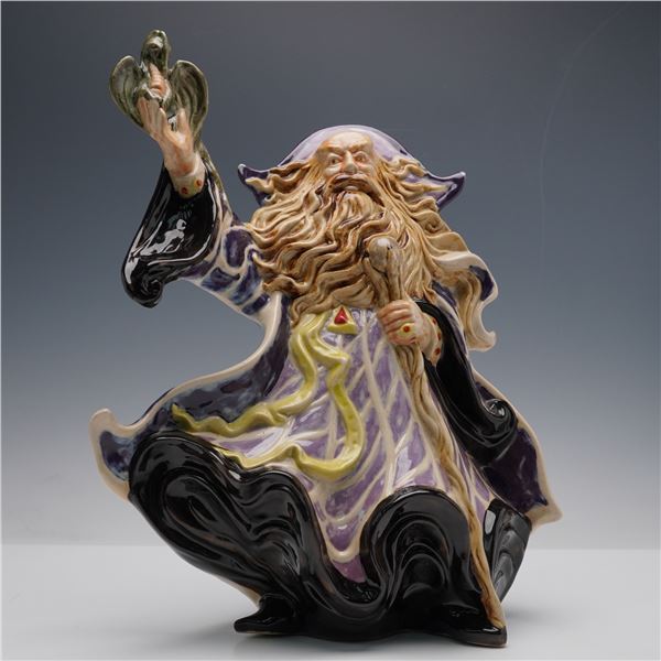 Burslem Pottery by Robert Tabbanor Stoneware Figurine, Wizard