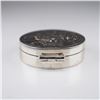 Image 3 : 925 Silver Hand Chased Pill Box with Golf Scene on the Cover