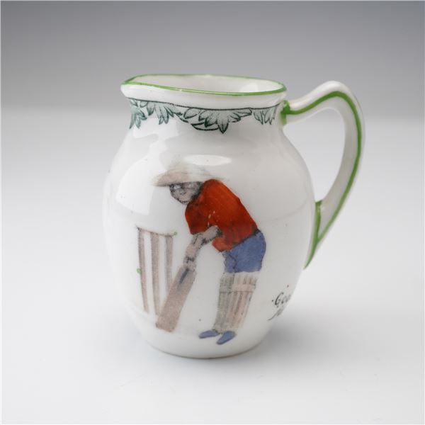 Royal Doulton Mini Character Jug, Cricketers - The All Black Team