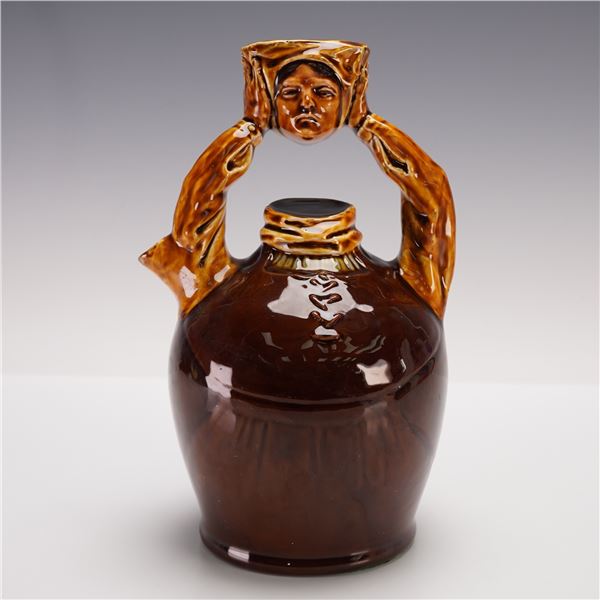 Royal Doulton Kingsware Flask, The Quiet Woman