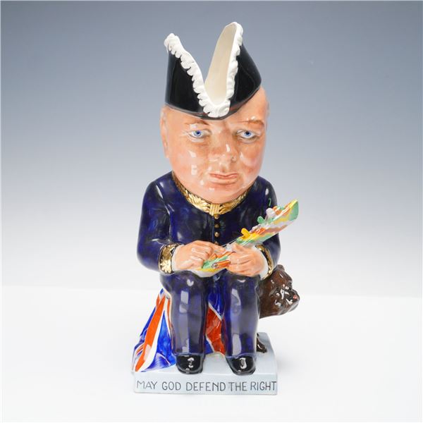 Wilkinson by Clarice Cliff Toby Jug, Winston Churchill