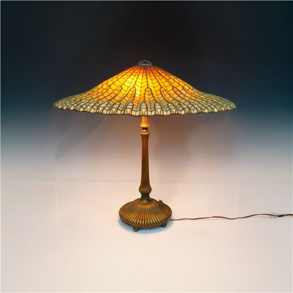 Lotus Lamp Attributed to Louis Comfort Tiffany & Tiffany Studios