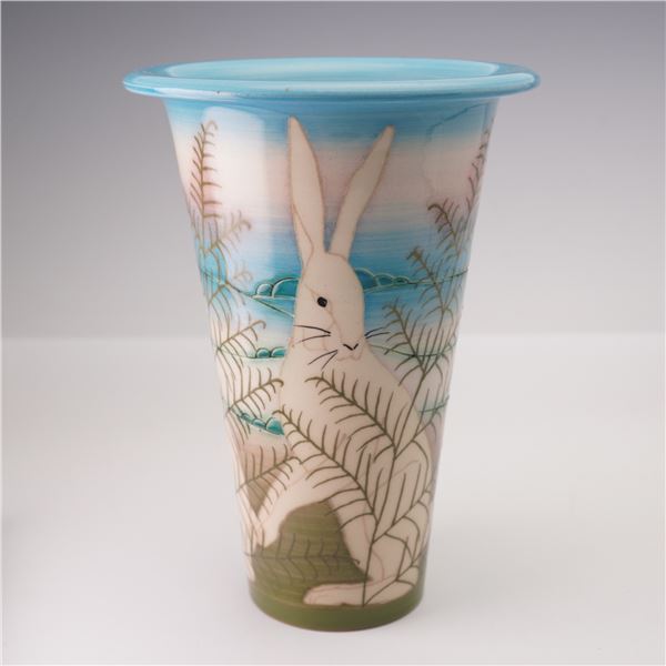 Dennis Chinaworks by Sally Tuffin Gala Day Vase, Snow Hare