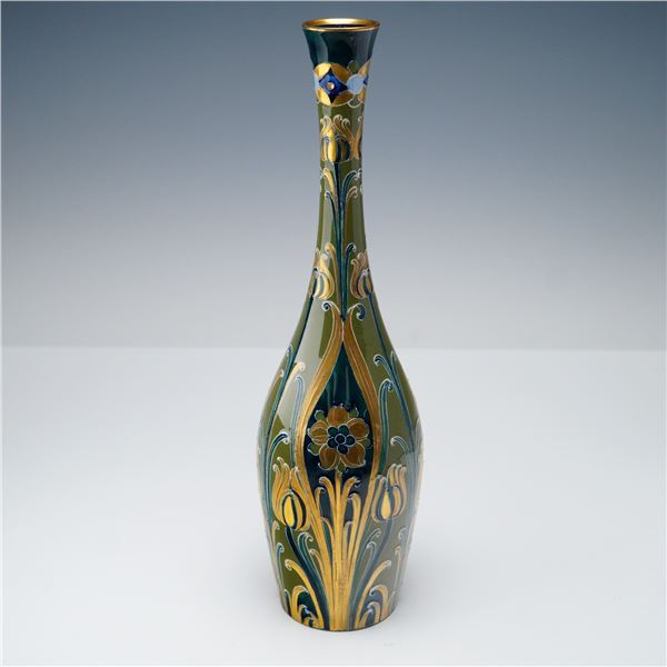 Macintyre by William Moorcroft Green and Gilt Vase