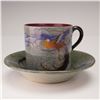 Image 1 : Royal Doulton Titanian Bird Cup and Saucer Set