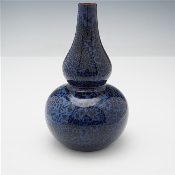 Royal Doulton Flambe Mottle Gourd Vase