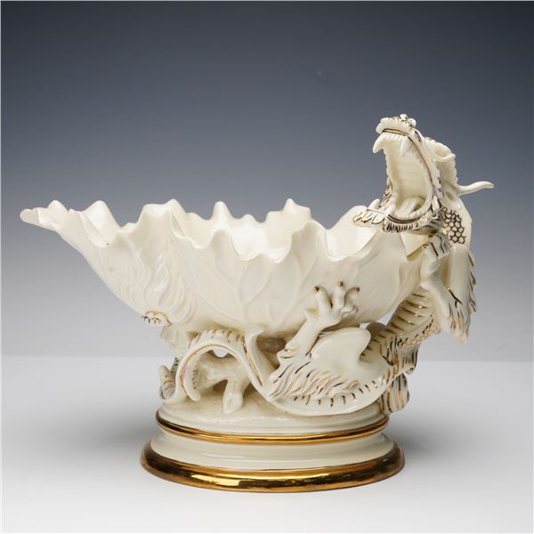 Doulton Burslem Porcelain Dragon Centerpiece Bowl