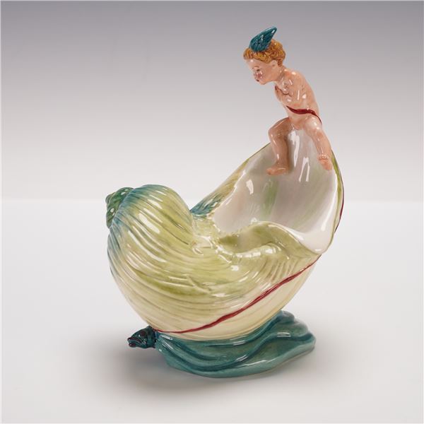 Minton Porcelain Figurine, Les Enfants De La Mer L'enfant Au Chariot