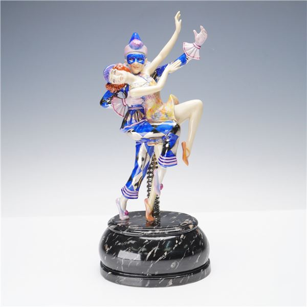 Kevin Francis by Peggy Davies Colorway Figurine, Harlequin and Columbine
