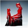 Image 1 : Royal Doulton Prototype Flambe Figurine, Mother and Daughter