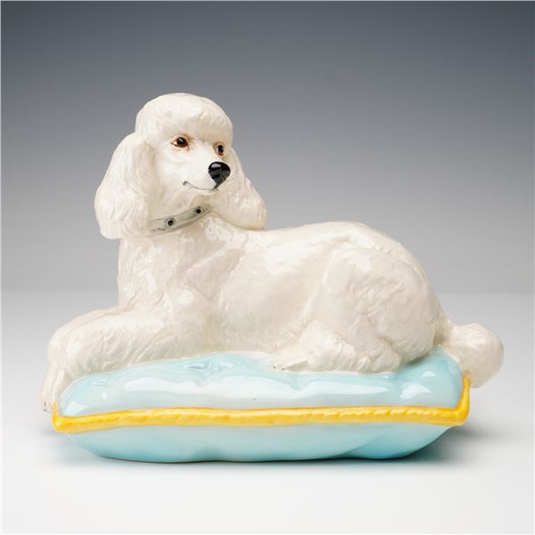 Royal Doulton Prototype Colorway  Figurine, Poodle on Cushion