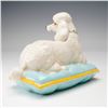 Image 3 : Royal Doulton Prototype Colorway  Figurine, Poodle on Cushion