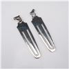 Image 2 : 2pc Sterling Silver Bookmark Page Markers with Horse Decoration