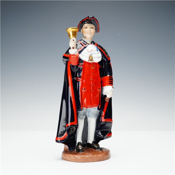 Coalport Bone China Figurine, The Town Crier