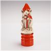 Image 1 : Doulton Lambeth by George Tinworth Mouse Chess Piece, Red Knight