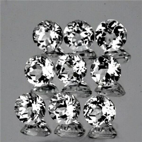 Natural Colorless White Topaz {Flawless-VVS1}