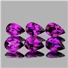 Image 1 : Natural Magenta Purple Rhodolite Garnet 3 Pairs [Flawless-VVS]