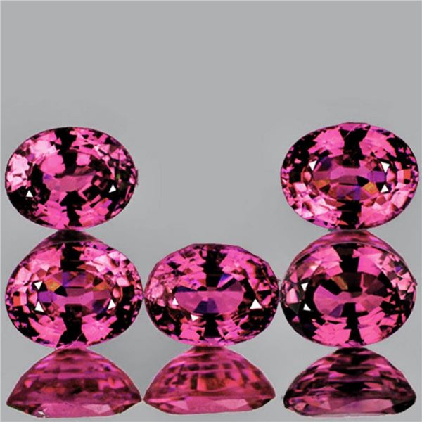 Natural Violet Red Sapphire 5 Pcs {Flawless-VVS}