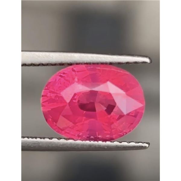 Natural Mahenge Rare Neon Pink Spinel 4.03 Cts - Untreated/Certified