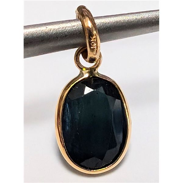 $400, 10KSAPPHIRE (1.7ct) PENDANT, retail value $400