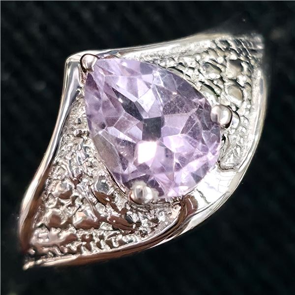Silver Rose The France Amethyst(1.05ct) Ring