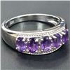 Image 3 : Silver Amethyst (1.35ct) Ring