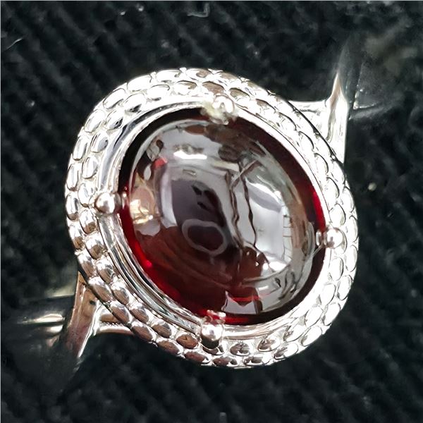 Gold plated Silver Garnet(2.45ct) Ring