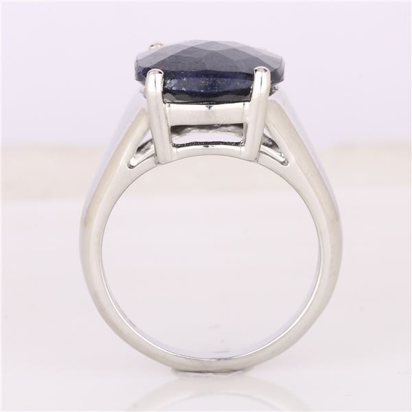 $150 stamped 925 7.00g, 13.00ct dyed sapphire ring