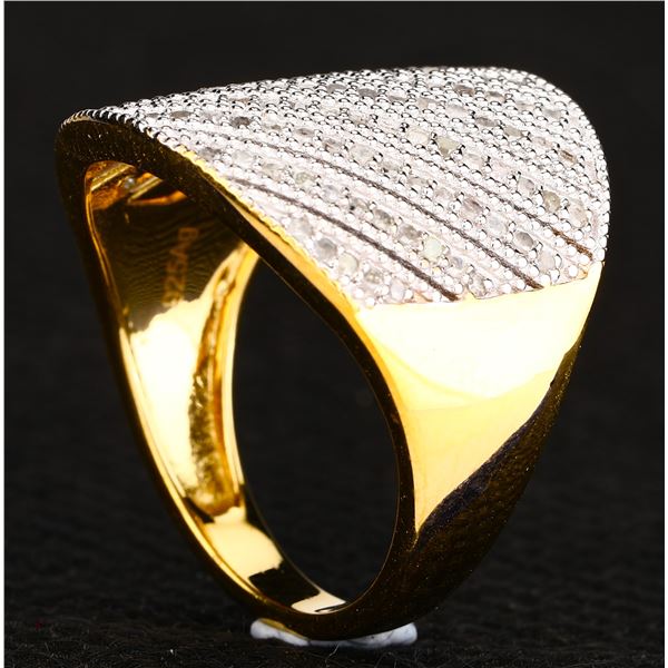 $150 stamped 925 4.20g, 0.40ct diamond ring