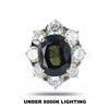 Image 1 : 5.17 ctw Alexandrite and 2.09 ctw Diamond Platinum Ring (GIA CERTIFIED)