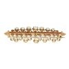 Image 6 : Vintage Victorian Revival 14k Rosy Gold 3.26 ctw Round Diamond Dangle Pin Brooch