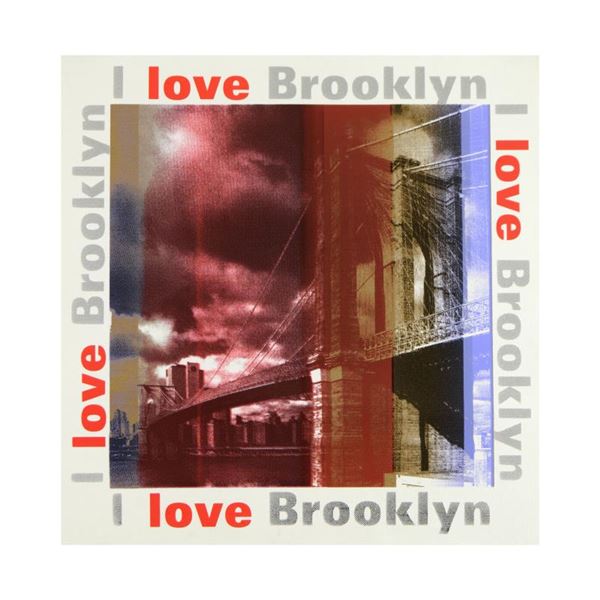 I Love Brooklyn by Steve Kaufman (1960-2010)