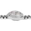 Image 5 : Rolex Ladies Stainless Steel Silver Index Diamond Bezel Date Wristwatch With Rol