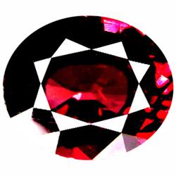 6.23ct  Natural Red Wine Rhodolite Garnet Oval VVS (GEM-19269)