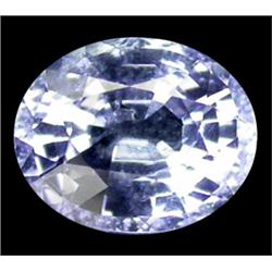 1.66ct Brilliant Light Cornflower Blue Oval Cut Tanzanite VVS (GEM-18872)