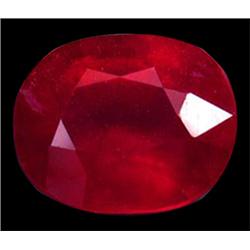 6.28ct.Glowing Natural Top Blood Red Ruby Beauty (GEM-18684)