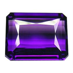 20.55ct Awesome Deep Purple Amethyst Octagon Gemstone (GEM-17930)