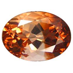 8.99ct Unheated Golden Peach Imperial Topaz FLAWLESS  Appraisal Estimate $1575 (GEM-10076)