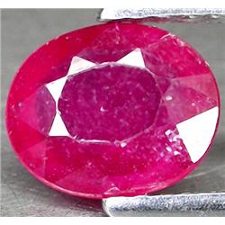 1.27ct  Incredible Natural Oval Facet Rich Red Ruby (GEM-0084)