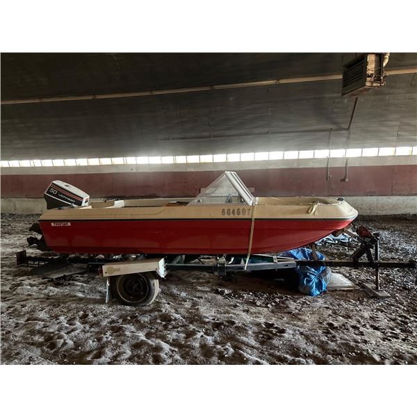 ESTATE BOAT AND TRAILER TRISTAR