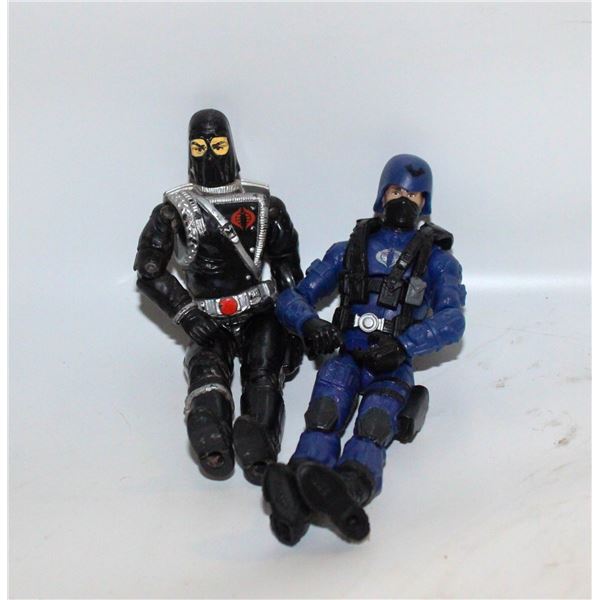 GI JOE COBRA COMMANDER AND COBRA TROOPER 3.5"