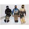 Image 1 : 12" G.I. JOE COBRA SNAKE EYES (2) & STORM SHADOW