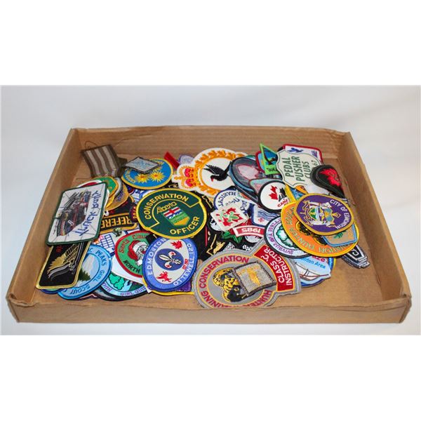 COLLECTION OF ESTATE SEW ON BADGES/PATCHES